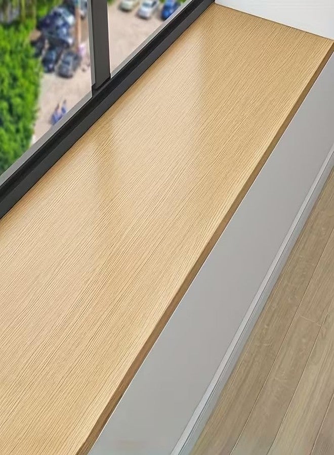 HAPPYMATES شريط إصلاح واقعي بنقشة الخشب من هابي ميتس للأرضيات والأثاث والألواح الجدارية وورق الجدران - شريط حماية للمطبخ وغرفة النوم وأسطح غرفة المعيشة (8 بوصة × 200 بوصة) - Image 4